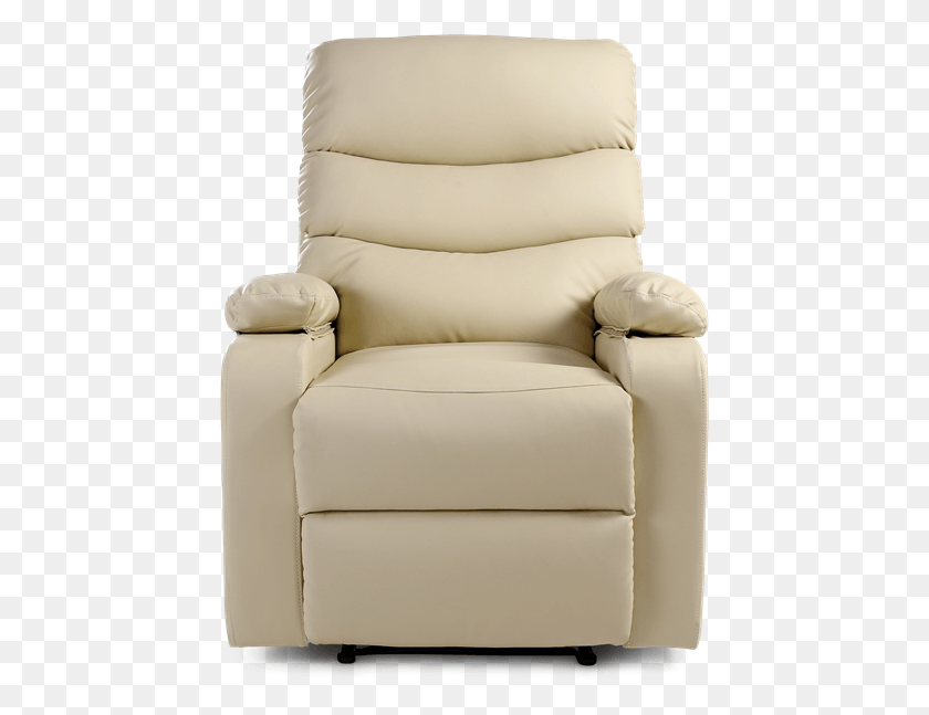 443x587 Ashley Manual Recliner Chair In Cream Img Recliner, Furniture, Armchair HD PNG Download