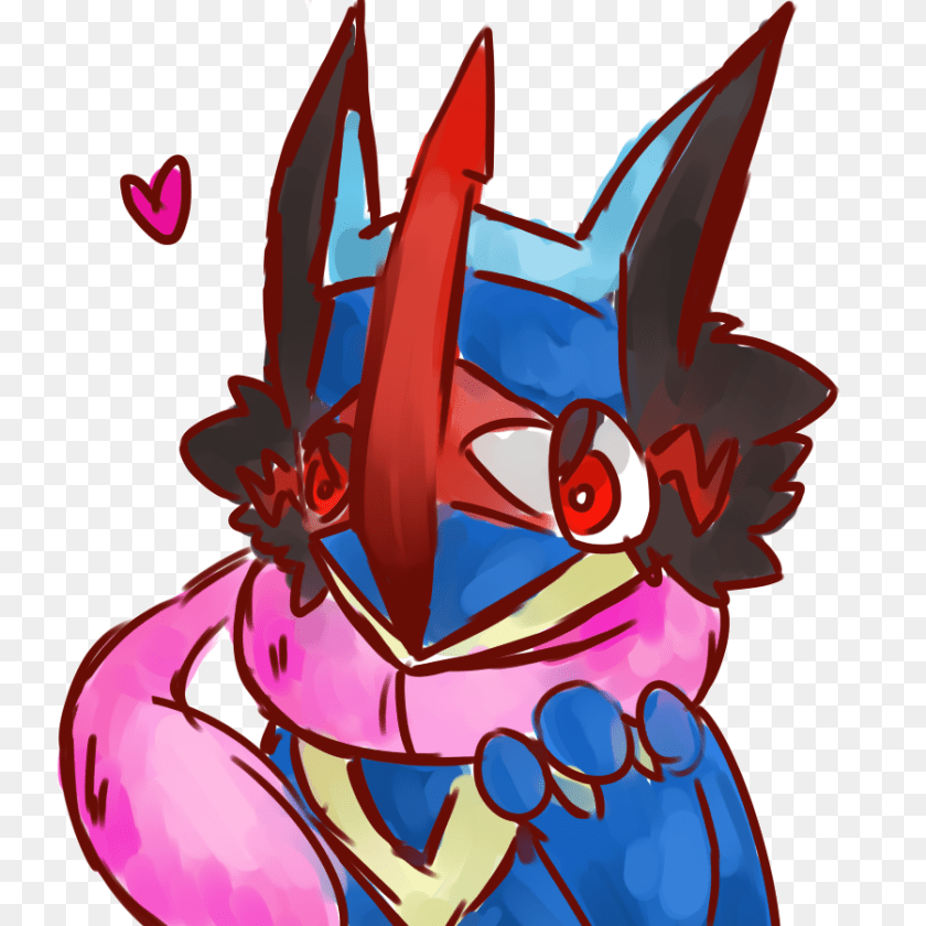 Ashs Greninja Fanart Request, Book, Comics, Publication, Animal Clipart PNG