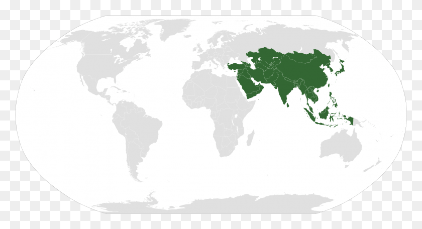 1979x1005 Descargar Png / Mapa De Ubicación De Asia Png