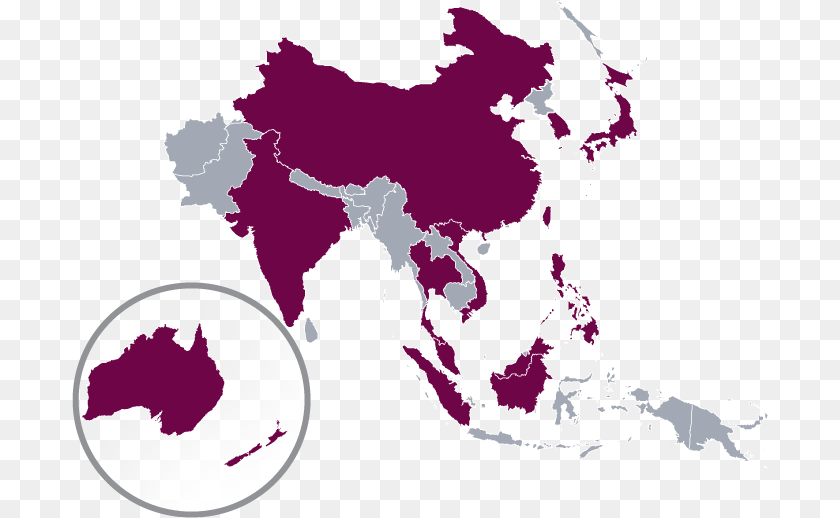 698x518 Asia Population Density Map 2019, Chart, Plot, Atlas, Diagram PNG