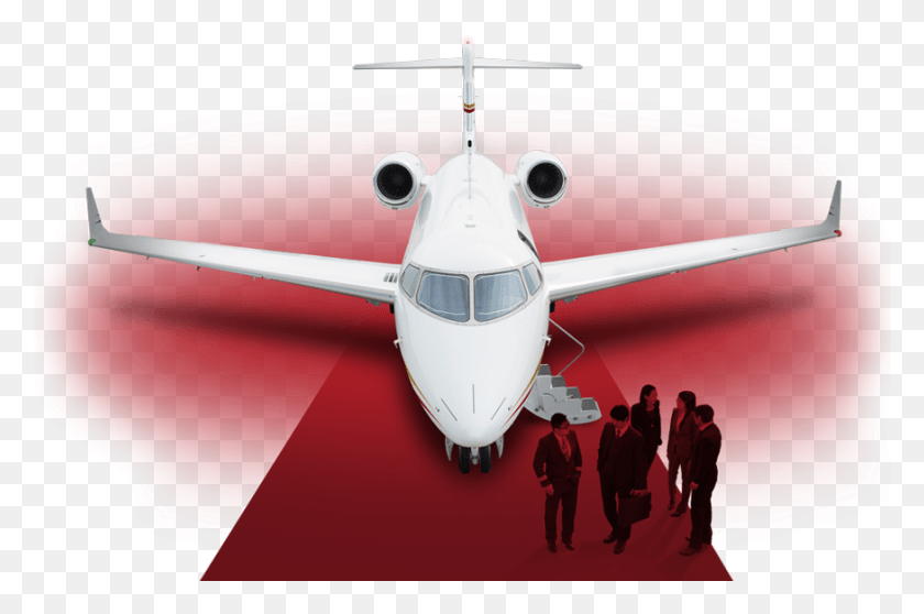 874x559 Азиатская Конференция Бизнес-Авиации Выставка Amp Business Jet, Человек, Человек, Самолет Hd Png Скачать
