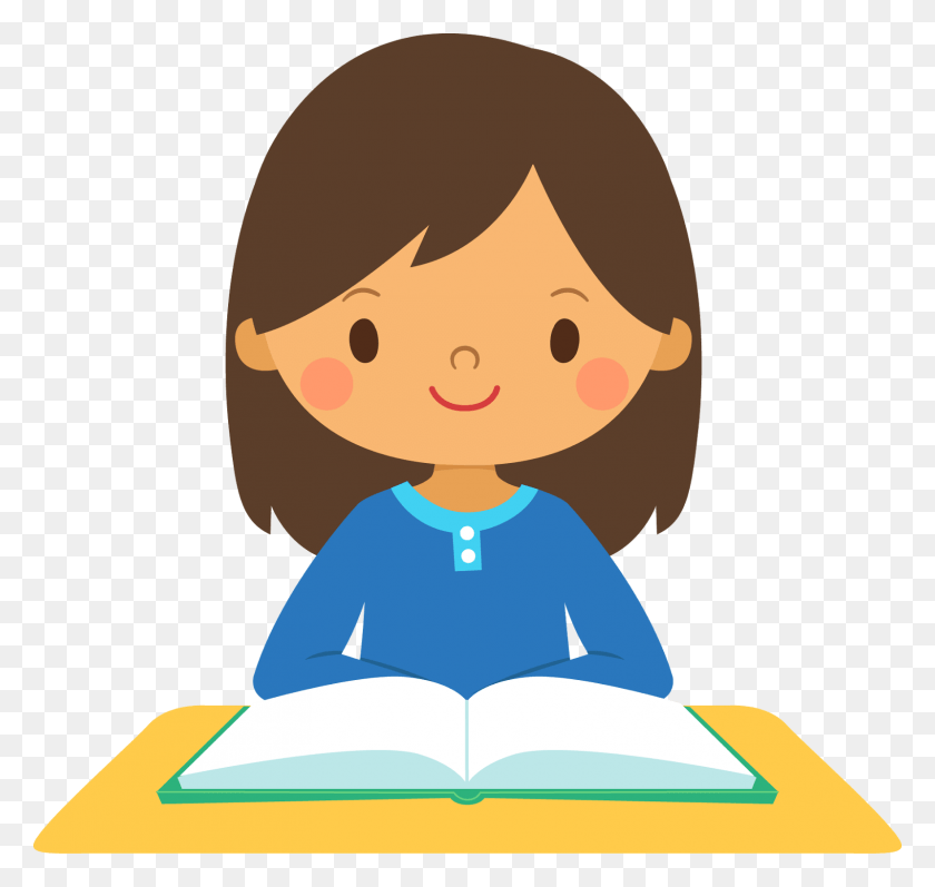 1600x1512 Asian Girl Student Clipart Girl Student Clipart, Reading HD PNG Download
