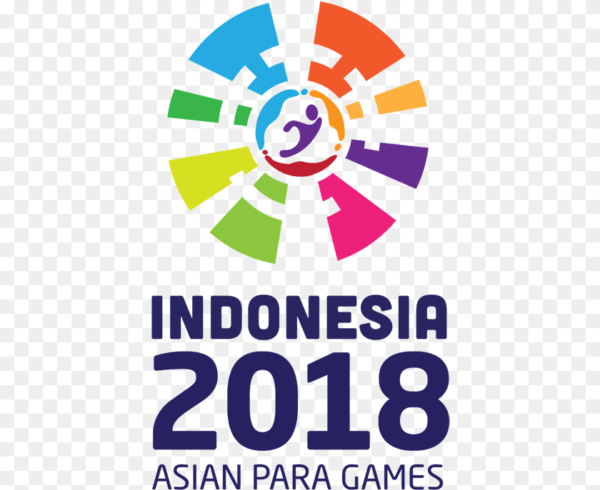 419x687 Asian Para Games 2018 Banner, Advertisement, Poster, Number, Symbol Transparent PNG