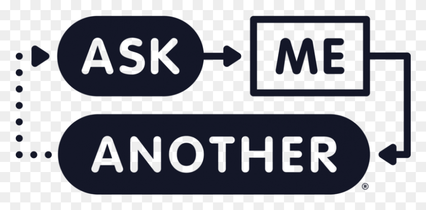801x365 Ask Me Another Logo Sign, Text, Number, Symbol HD PNG Download