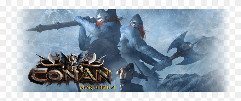 1173x439 Asmodee Announces Nordheim Expansion For Conan Board Conan Board Game Expansions, Person, Human, Legend Of Zelda HD PNG Download