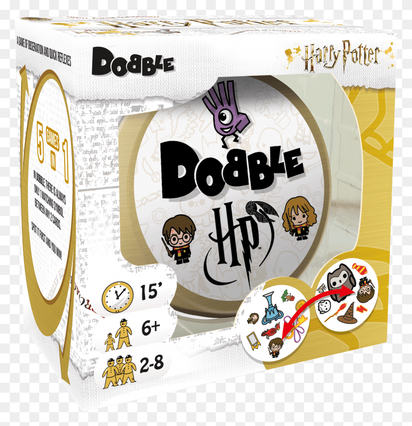 2396x2484 Asmodee Uk Will Partner With Warner Bros Dobble Harry Potter, Label, Text, Plant HD PNG Download
