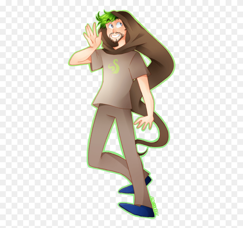 374x727 Aspect Symbol Azarocell Crossover Heir Jacksepticeye Cartoon, Person, Human, Face HD PNG Download