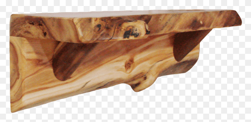 800x357 Aspen Log Wall Shelf Coffee Table, Wood, Tabletop, Furniture HD PNG Download