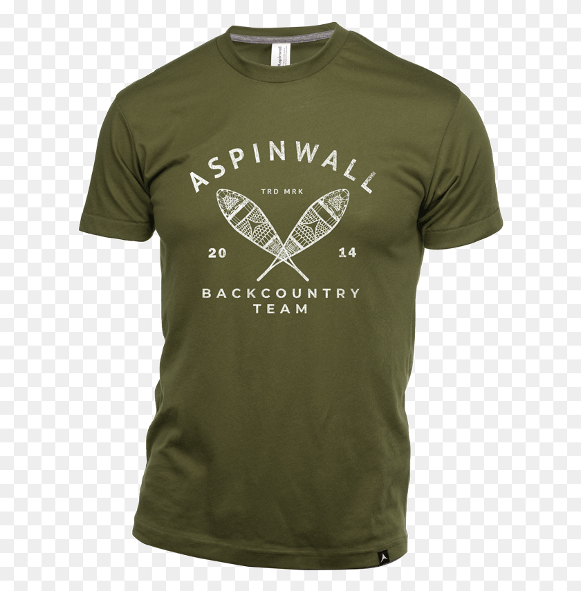 616x795 Aspinwall Backcountry Team T Shirt Army 7 Active Shirt, Clothing, Apparel, T-shirt HD PNG Download
