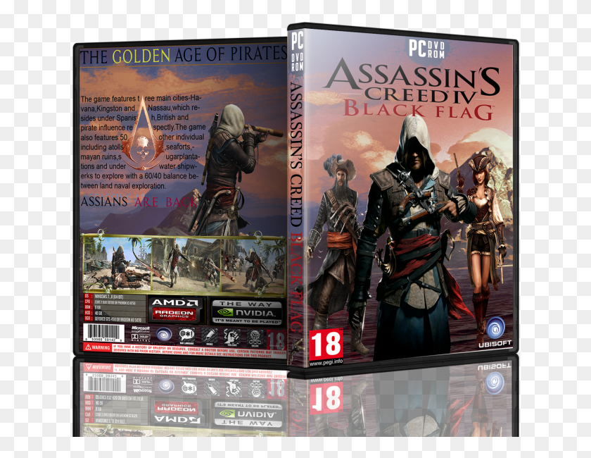 637x590 Assasin Creed Iv Black Flag Box Art Обложка Assassin39S Creed 3 Обложка, Человек, Человек, Плакат Hd Png Скачать
