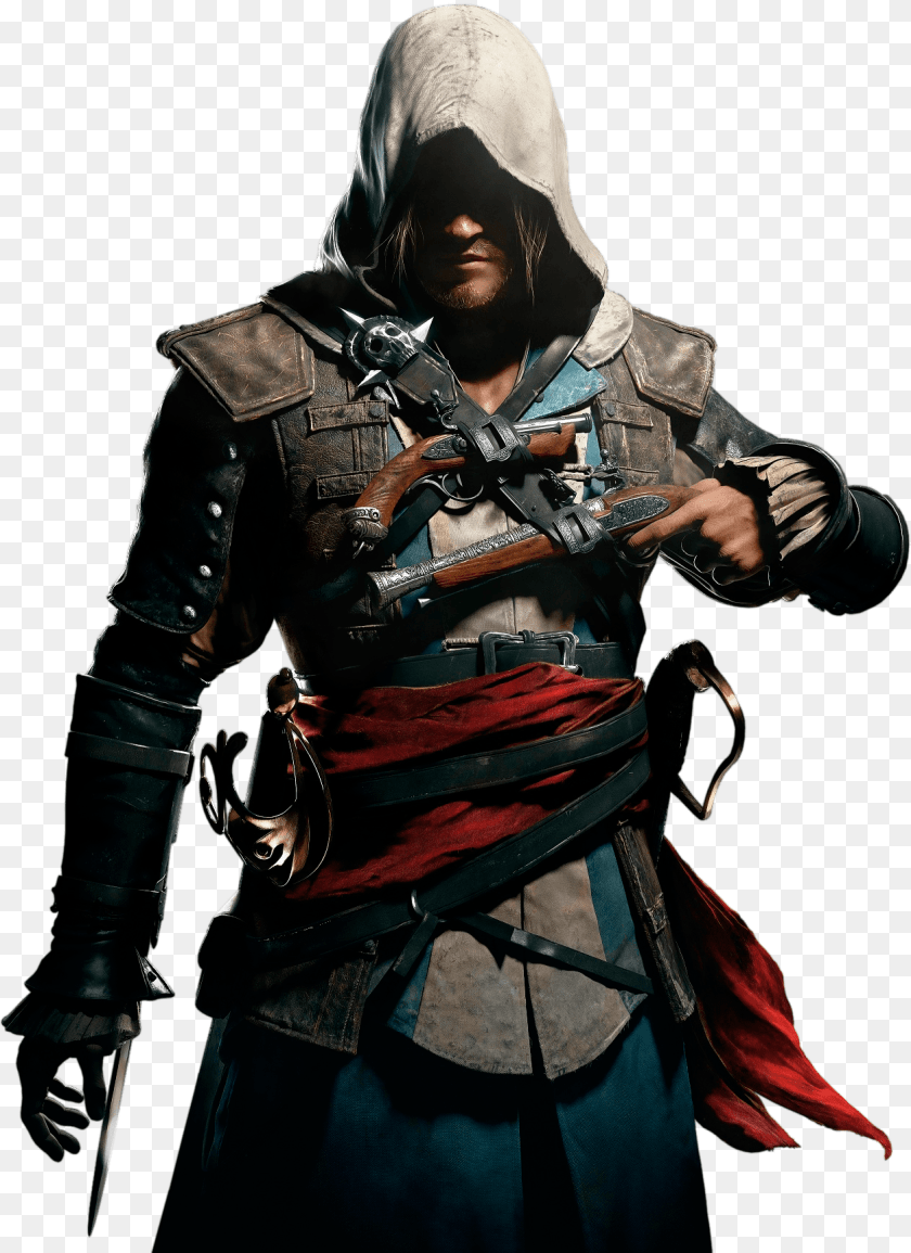 1256x1727 Assassins Creed, Clothing, Costume, Person, Gun Sticker PNG