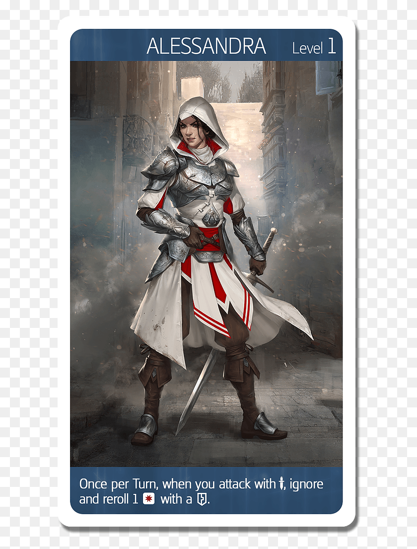 615x1045 Assassins Creed Board Game Assassin39s Creed Brotherhood Of Venice, Person, Human, Helmet HD PNG Download