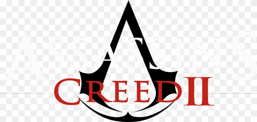 1234x584 Assassins Creed Ii Assassin Creed 2 Logo Text Sticker PNG