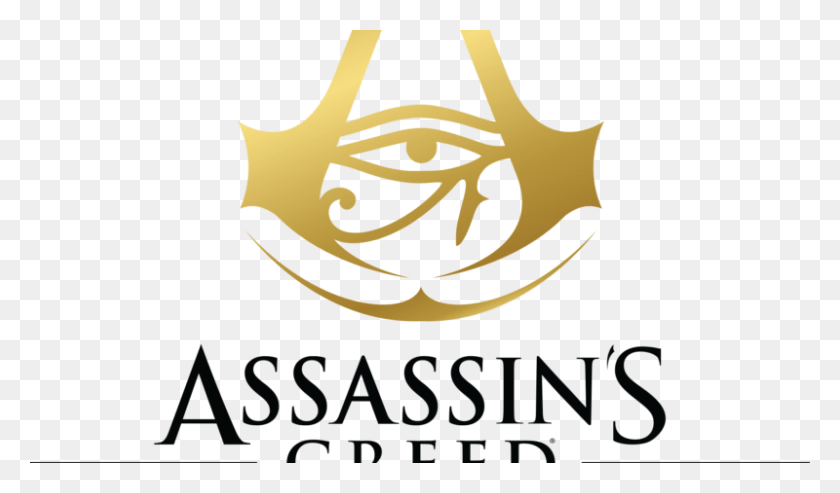 800x445 Логотип Assassins Creed Origins Логотип Assassin Creed Origins, Текст, Символ, Плакат Hd Png Скачать