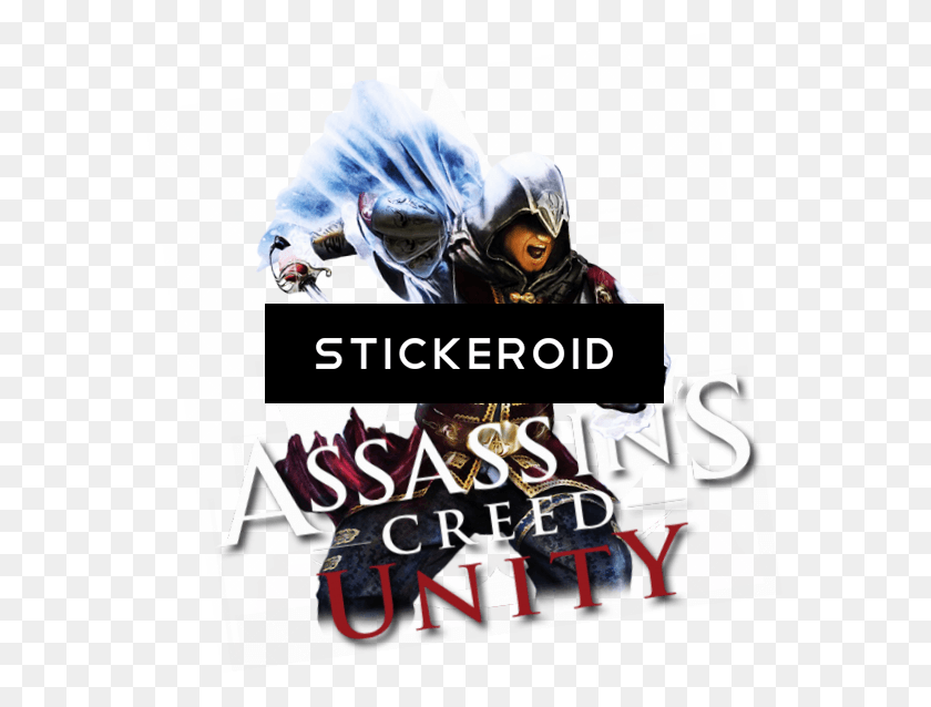 577x578 Assassins Creed Unity Graphic Design, Helmet, Clothing, Apparel HD PNG Download
