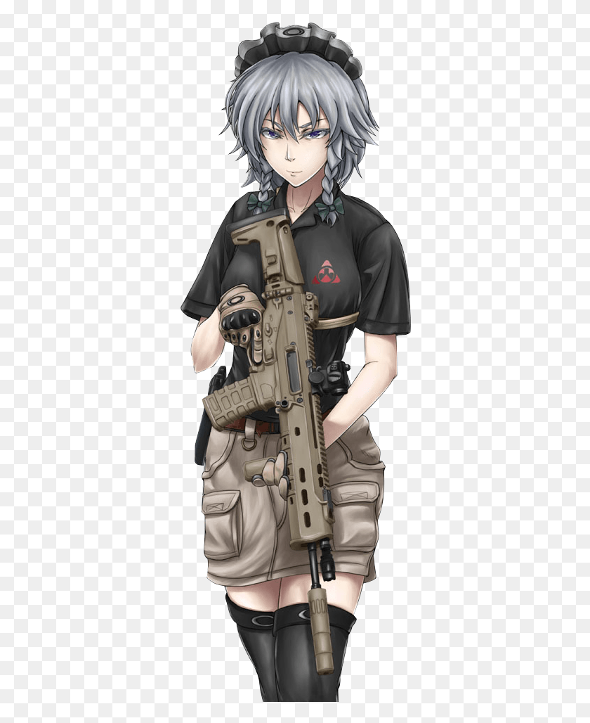 330x968 Assault Rifle, Person, Human, Clothing HD PNG Download