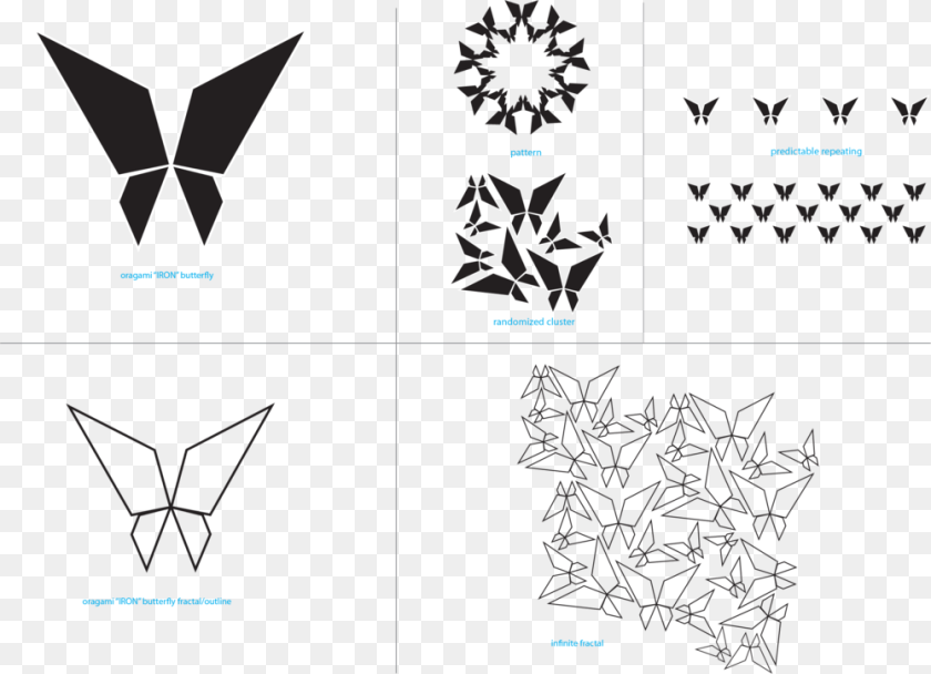 1000x724 Asset 3p Butterfly In Geometrical Shapes, Art, Nature, Outdoors, Snow PNG