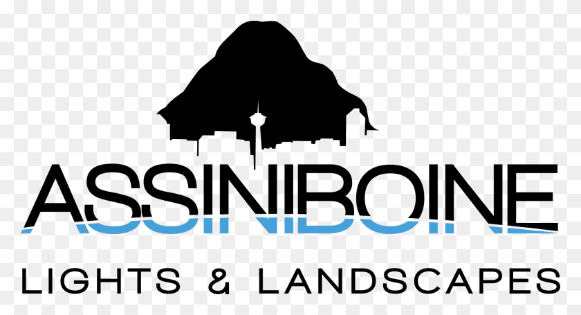 1822x924 Assiniboine Lights Amp Landscapes Logo Графический Дизайн, Текст, Этикетка Hd Png Скачать