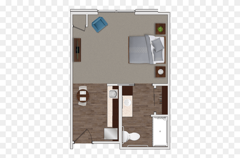 352x493 Assisted Living Designer Suite At Stonecrest Of Rochester Floor Plan, Floor Plan, Diagram, Collage HD PNG Download