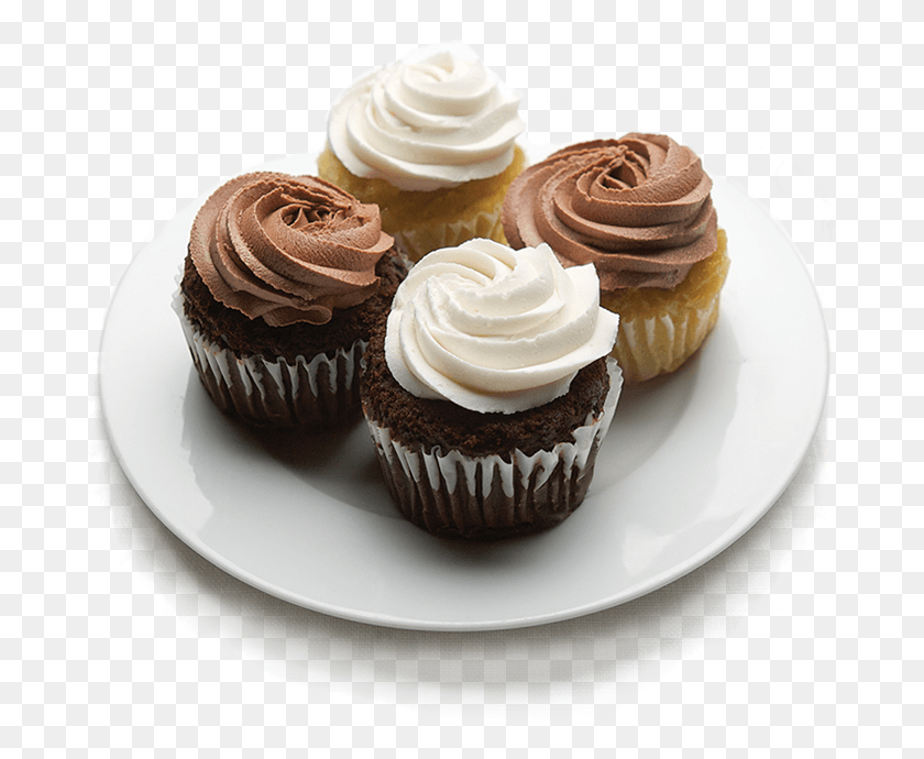 681x630 Assorted Cupcakes Cupcake, Cream, Cake, Dessert HD PNG Download