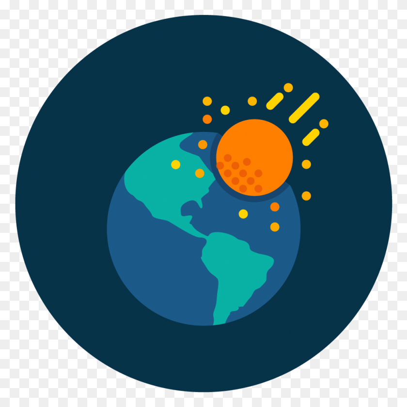 970x969 Asteroid Earth Icon Vector Circle, Astronomy, Outer Space, Universe HD PNG Download