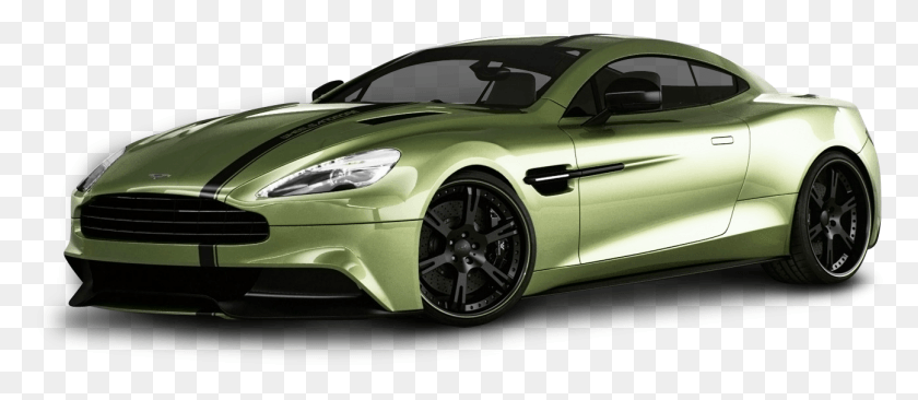 1295x509 Aston Martin Vanquish Green Car Image Aston Martin Vanquish Modified, Vehicle, Transportation, Automobile HD PNG Download