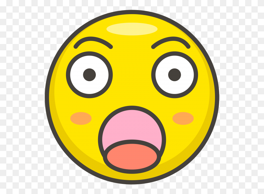557x557 Astonished Face Emoji Emoji Heran, Symbol, Logo, Trademark HD PNG Download