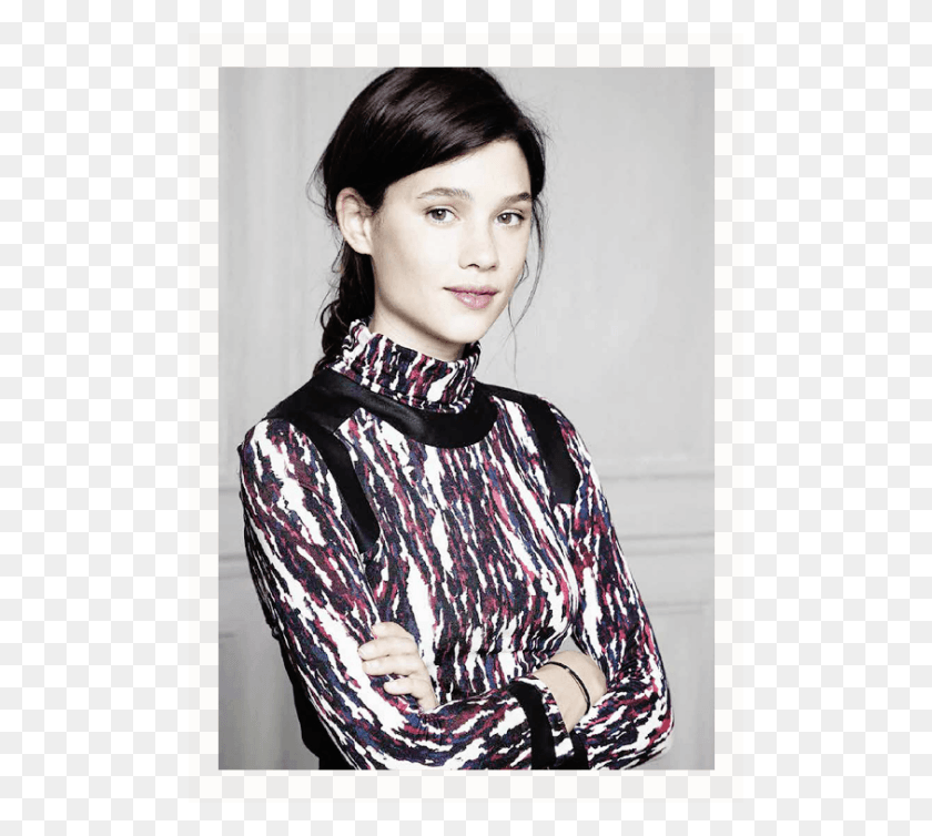 500x694 Astrid Berges Frisbey Mania Blouse, Clothing, Apparel, Person HD PNG Download