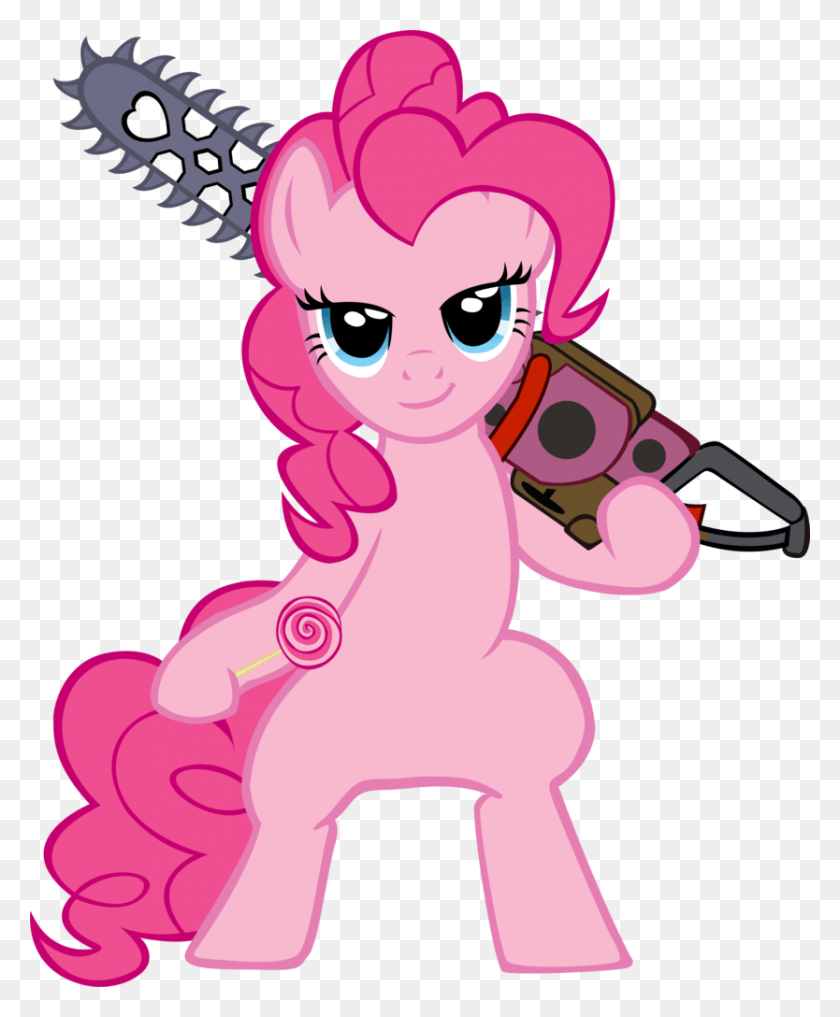 834x1024 Astringe Chainsaw Crossover Lollipop Chainsaw Pinkie Chainsaw Pony, Graphics, Cupid HD PNG Download