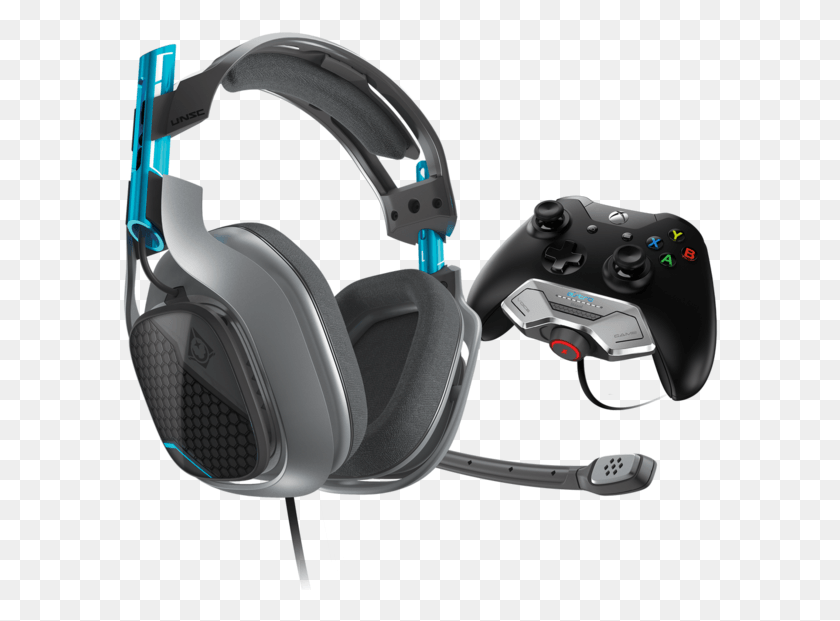 596x561 Astro A40 Gaming Headset Mixamp M80 Halo Astro A40 Mixamp, Electronics, Headphones HD PNG Download