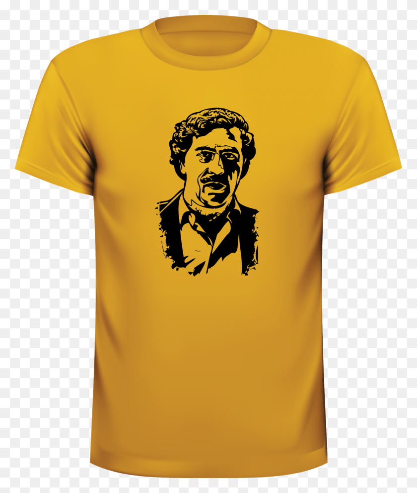 1340x1600 Astrology And Natal Chart Of Pablo Escobar Born On Face Hanuman T Shirt, Clothing, Apparel, T-shirt HD PNG Download