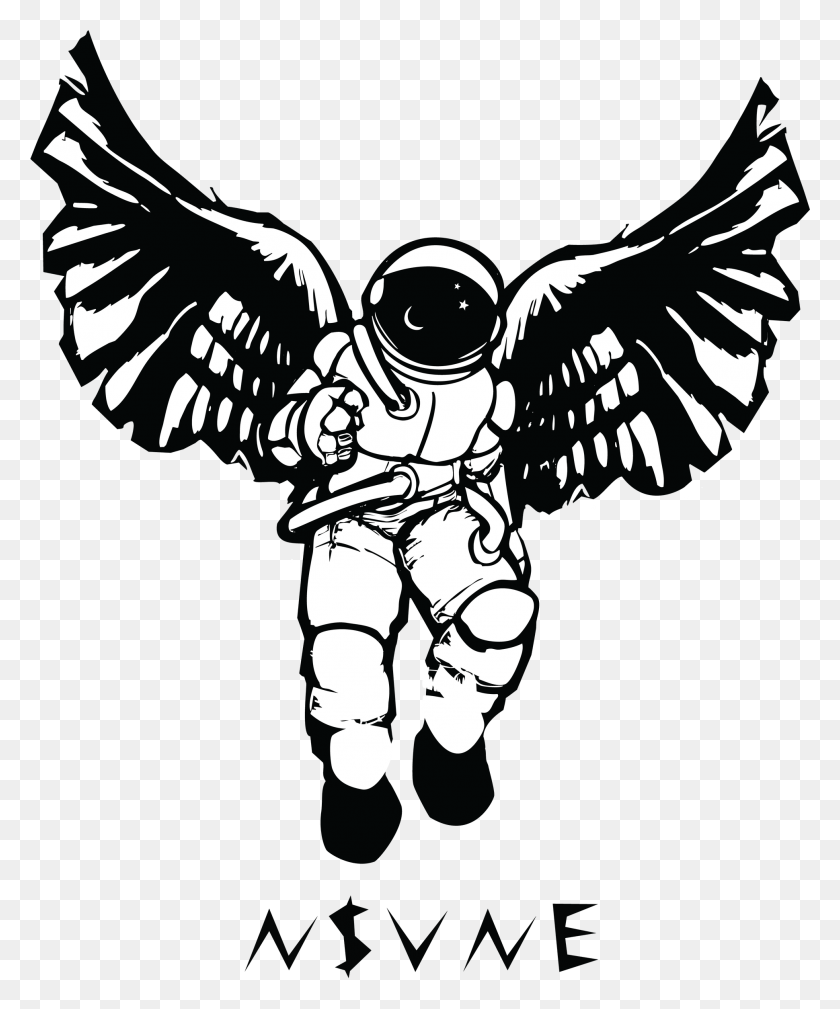 1940x2361 Astronaut Drawing Ink St Michael The Archangel Clipart HD PNG Download