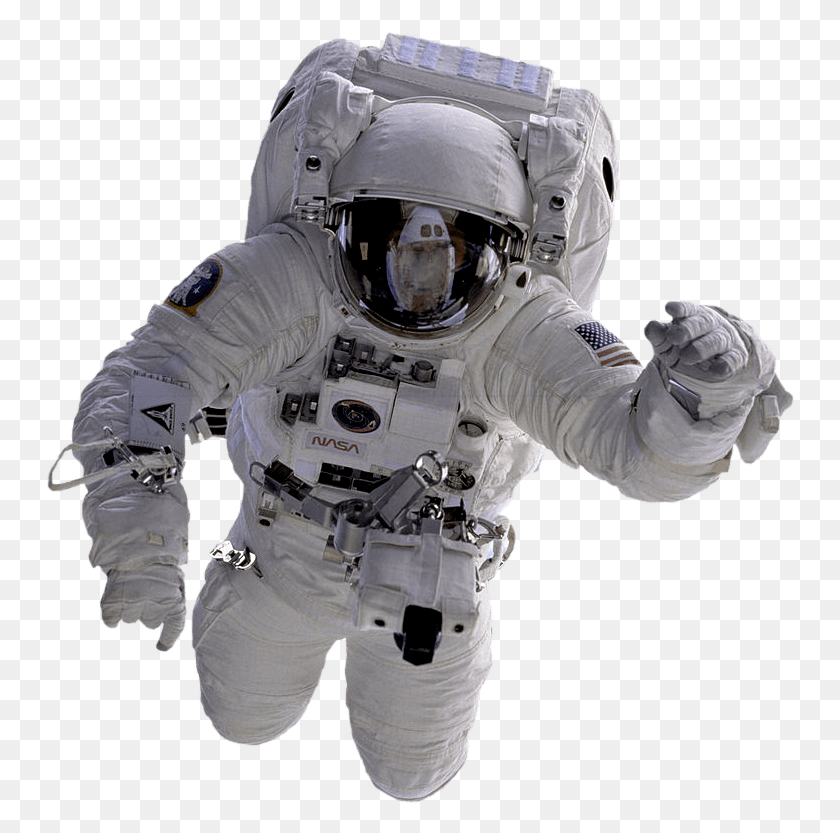 748x773 Astronaut Flying Astronaut In Space, Helmet, Clothing, Apparel HD PNG Download