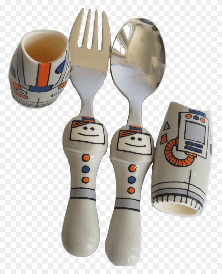 2165x2722 Astronaut Fork Amp Spoon Set Wooden Spoon, Cutlery HD PNG Download