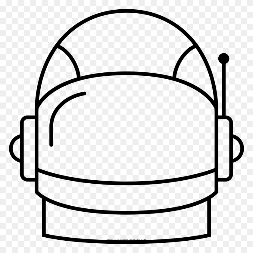 1000x1000 Astronaut Helmet Coloring, Gray, World Of Warcraft HD PNG Download