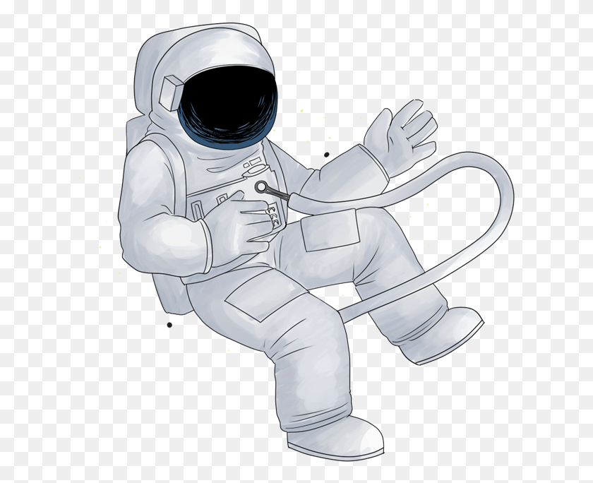 618x624 Astronaut Transparent Astronaut, Person, Human HD PNG Download
