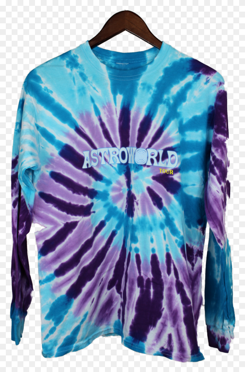 Astroworld Tie Dye Shirt, Clothing, Apparel, Dye HD PNG Download.