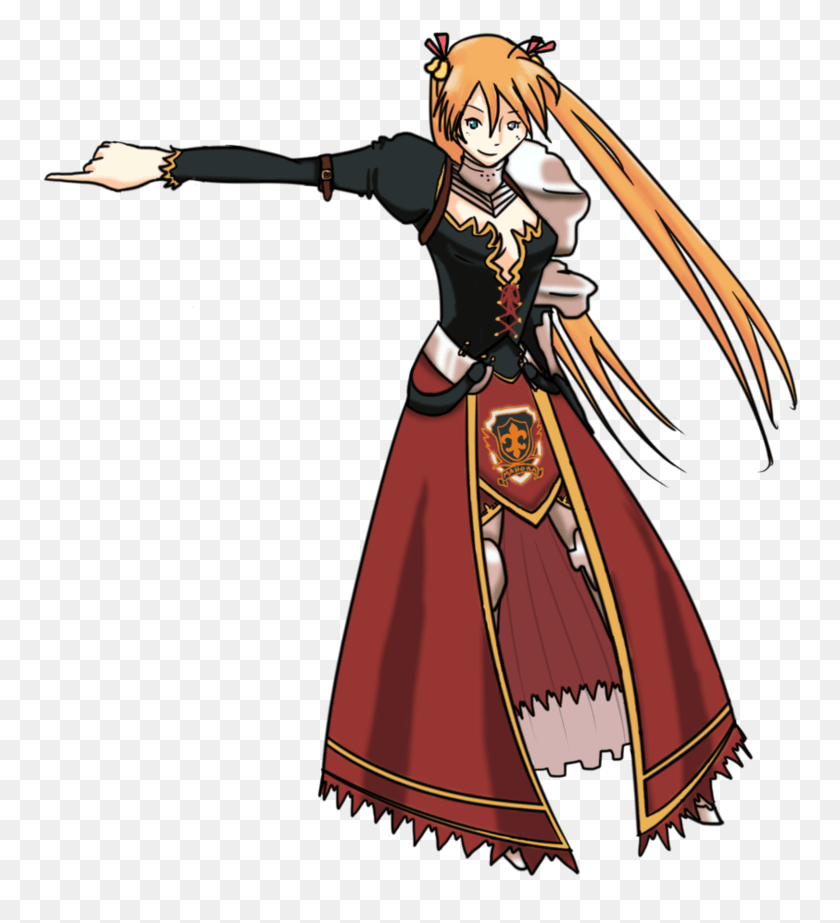 758x863 Asuna Clipart Love Magister Negi Magi Asuna, Persona, Humano, Ropa Hd Png