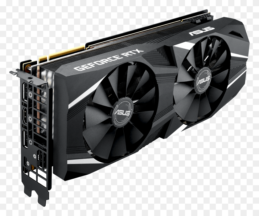 3566x2927 Asus Adds A Pair Of Their Exclusive Wing Bladed Fans Asus Dual Rtx 2080 Ti HD PNG Download