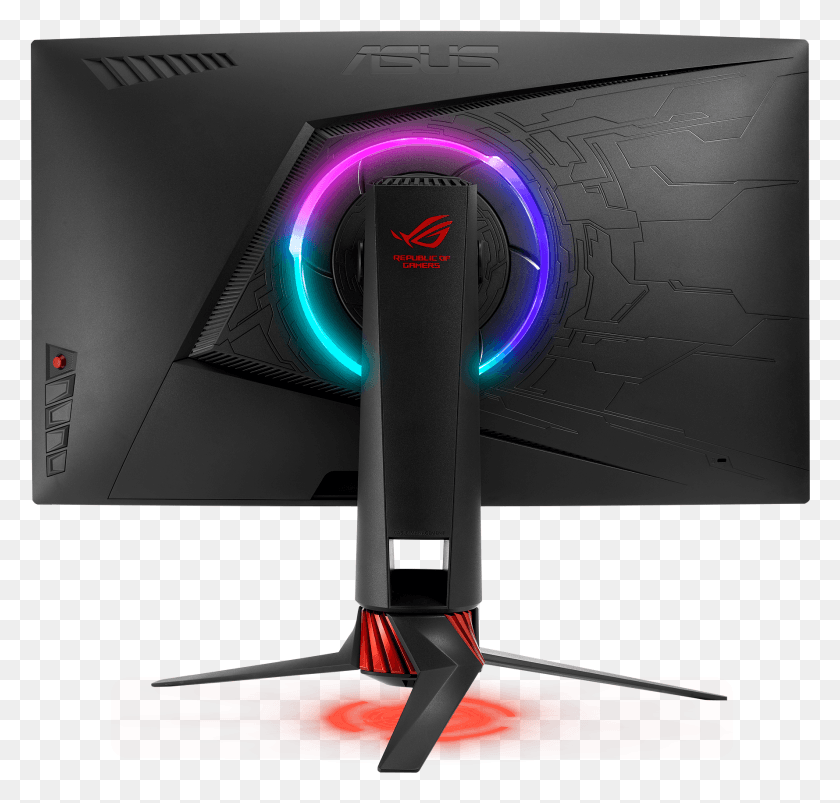 1779x1696 Asus Continues Its Rog Red And Black Design On Top Rog Strix, Electronics, Blow Dryer, Dryer HD PNG Download