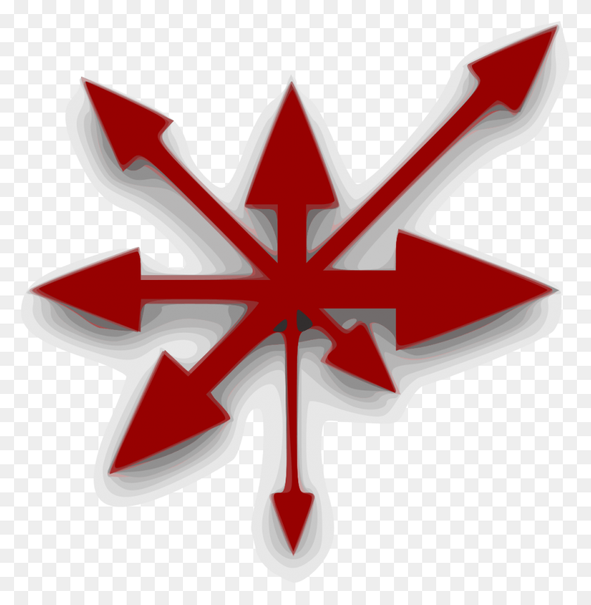 998x1024 Asymmetrical Symbol Of Chaos Symbol Of Law Moorcock, Star Symbol, Ketchup, Food HD PNG Download