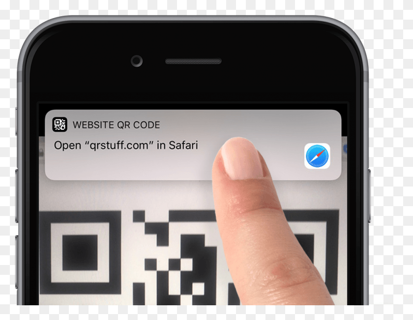 1009x766 At A Qr Code And Then Tap On The Notification That Iphone, Person, Human, Mobile Phone HD PNG Download