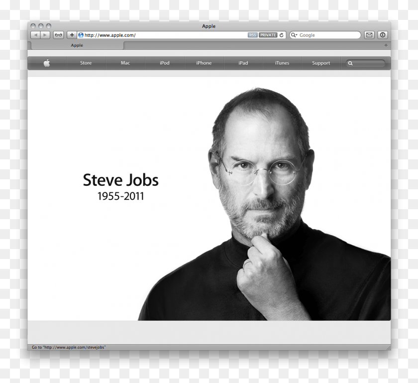 1047x953 At Apple Jobs Made My Design Career Not Only Possible Apple Homepage Steve Jobs 2012, Person, Human, Face HD PNG Download