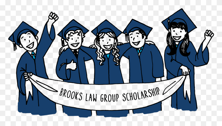 1177x631 At Brooks Law Group We39ve Always Been Passionate Advocates Scholarship For Students Clipart, Graduation, Crowd HD PNG Download