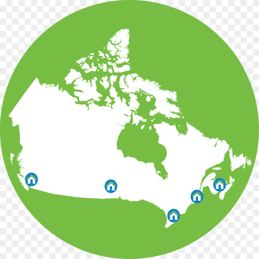 1667x1667 At Home Canada Map Canada Map Flat, Chart, Plot, Land, Nature PNG