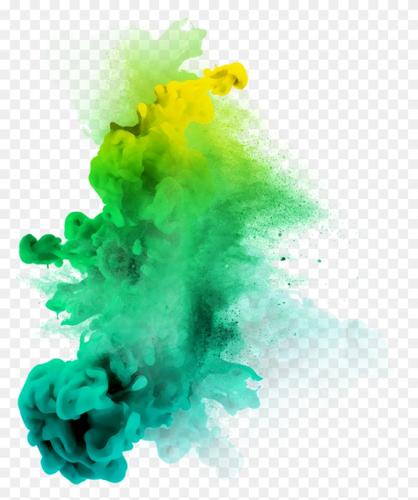 833x1010 At March 22 Green Smoke Bomb, Graphics, Crystal HD PNG Download