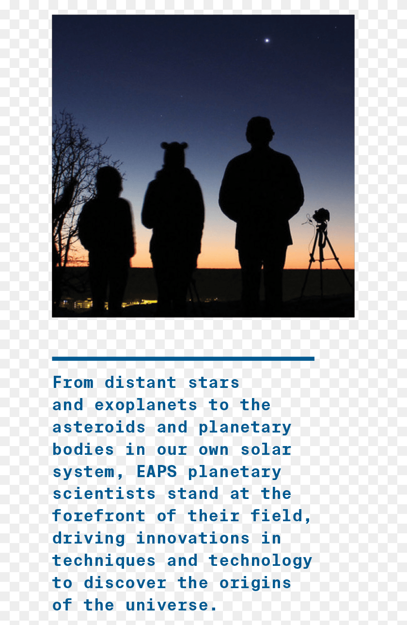 625x1229 At Mit39s Department Of Earth Atmospheric And Planetary Silhouette, Person, Human, Tripod HD PNG Download