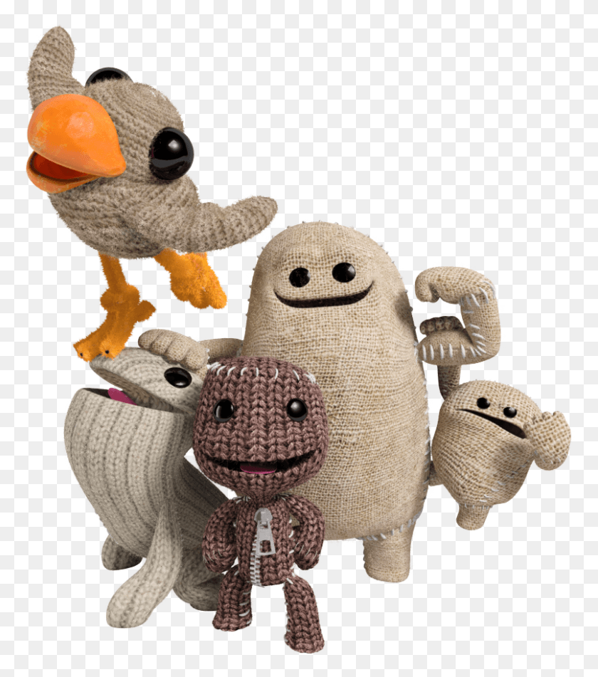 804x919 At The Gamestop Expo 2014 I Was Able To Play Nine Littlebigplanet, Plush, Toy, Outdoors HD PNG Download