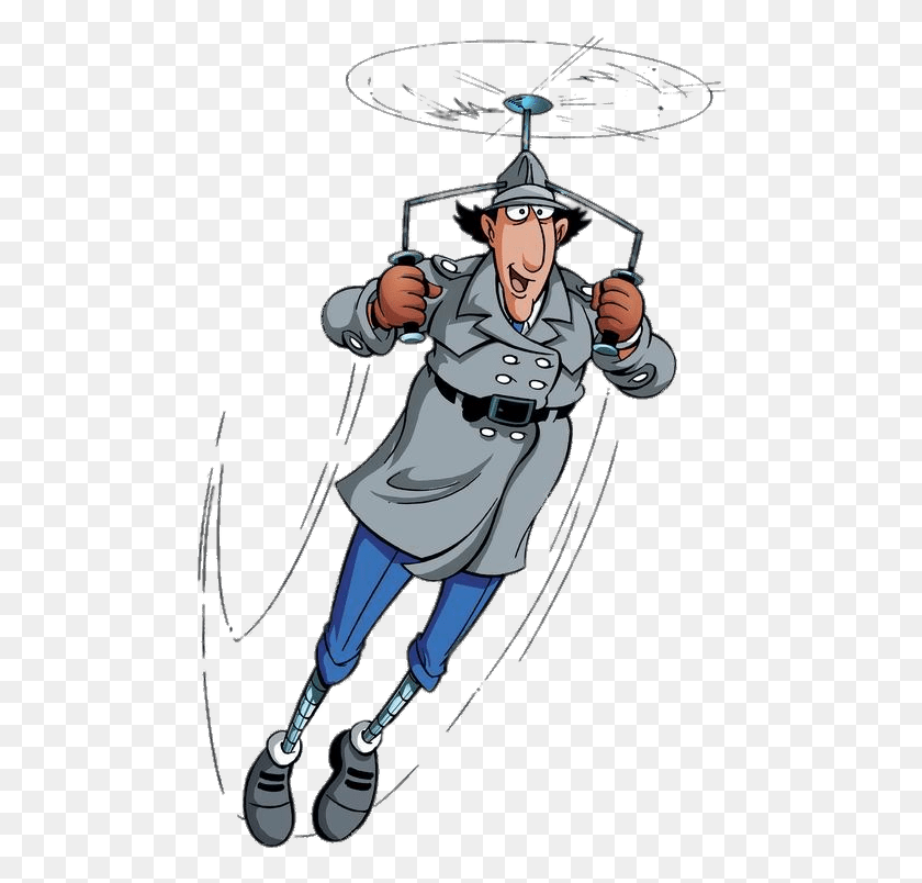 485x744 At The Movies Go Go Gadget Flying, Person, Human, Military Uniform HD PNG Download