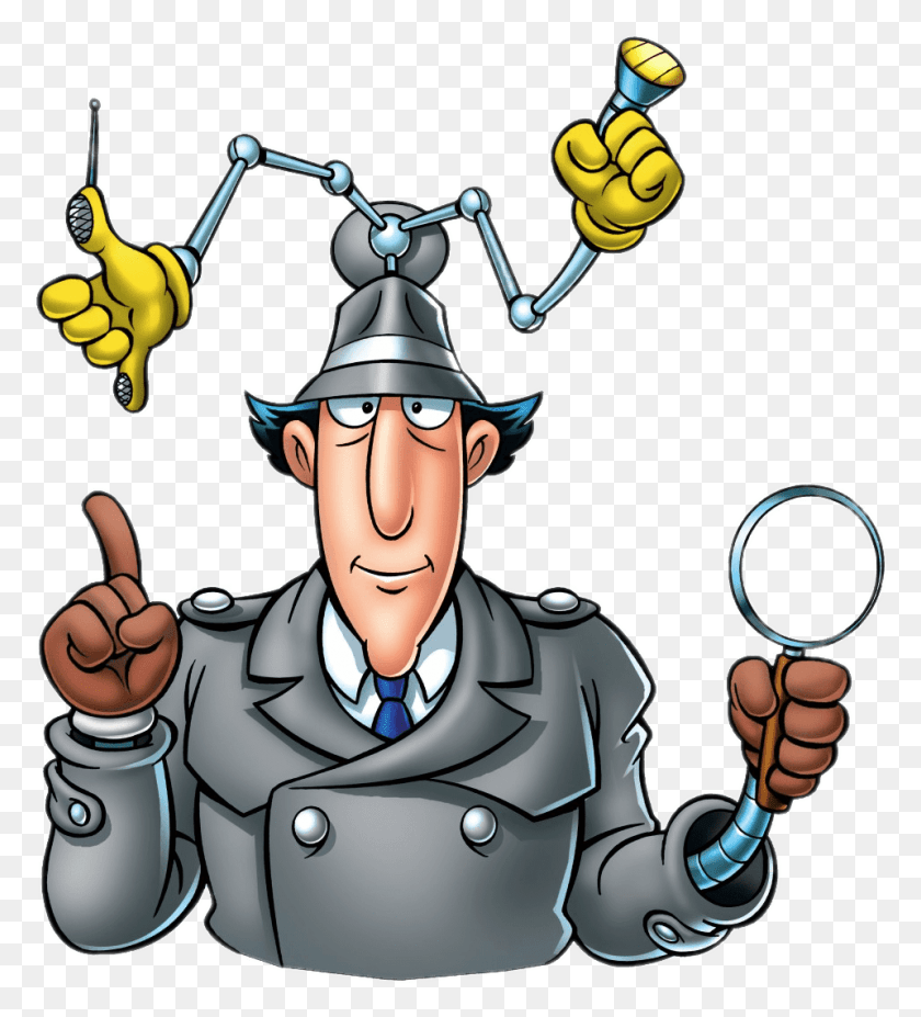 959x1066 At The Movies Inspector Gadget Clipart, Person, Human, Hand HD PNG Download